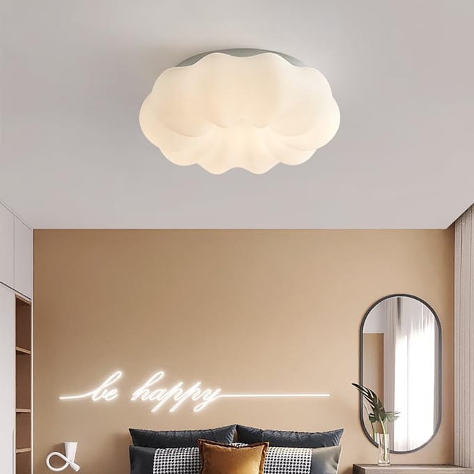 Haobosic Kids - Plafondlamp - Wolkvormig Design - 40W Dimbaar - 28cm Diameter