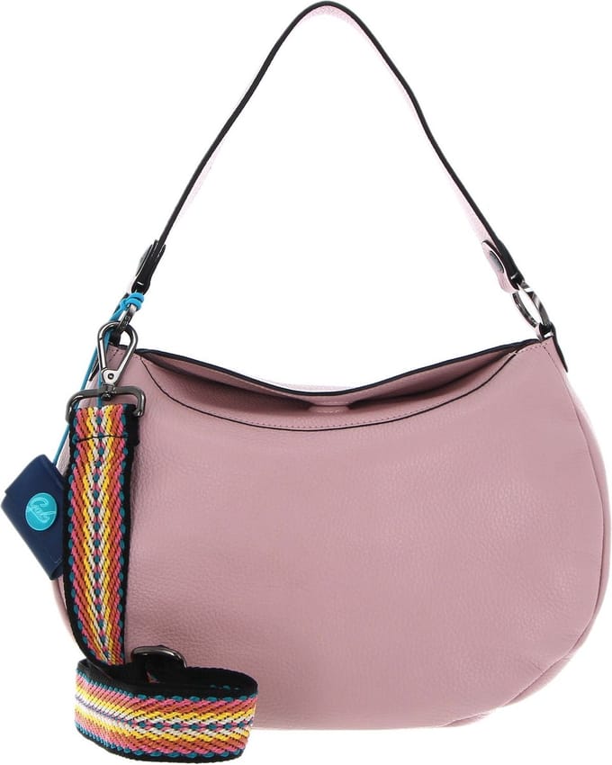 Gabs Leren Schoudertas Angelique TG Ruga Bag Camelia Oud roze