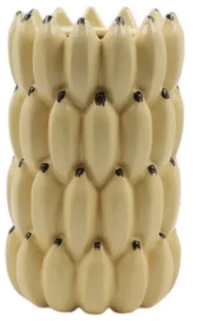Vaas bananen 15x15x24,5cm