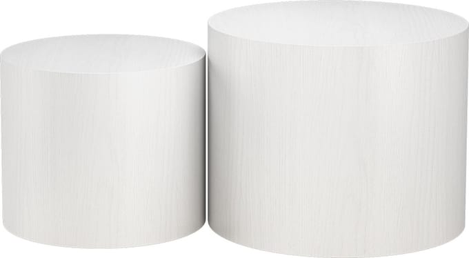 Vicco Giva Salontafel set – 48 x 48 cm Wit