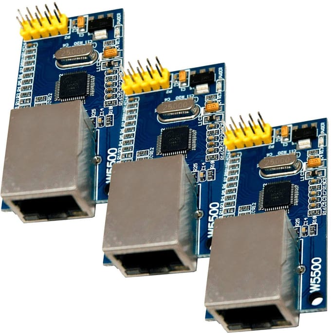 Ethernet Netwerk Module voor Arduino met W5500 Chip en E-Book