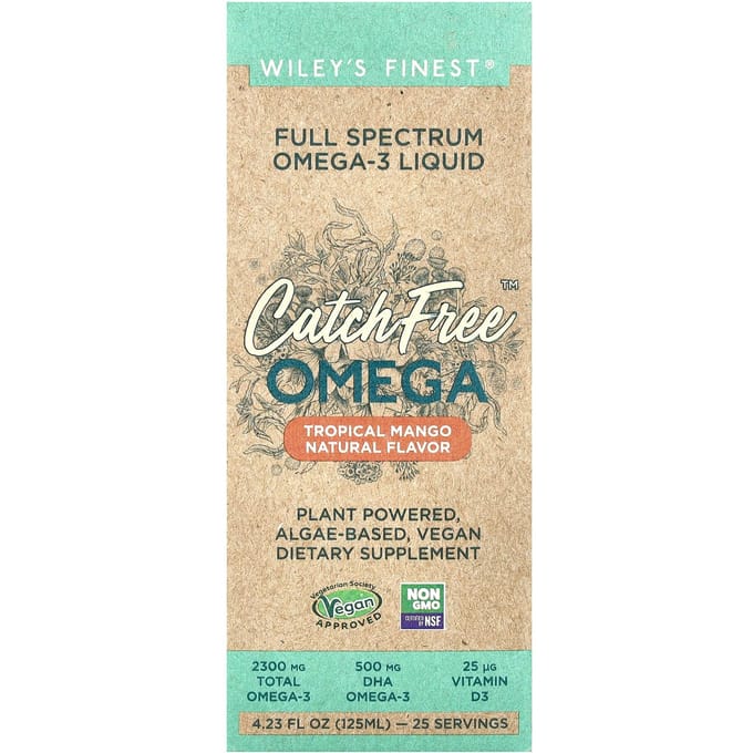Wiley's Finest, CatchFree Omega, Mangue Tropicale, 4,23 fl oz (125ml)
