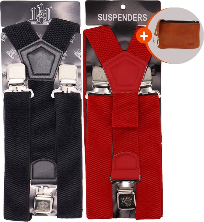 Safekeepers Bretels Heren - 3 Clips - 2 Stuks