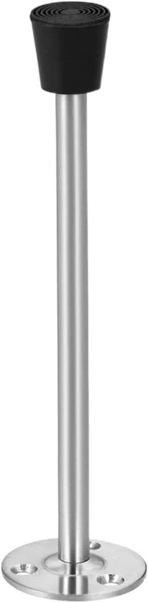 Deurstoppers - Wandbeschermers - Schade Voorkomen - Geluiddempend Rubber - 5 Stuks - Zilverkleurig