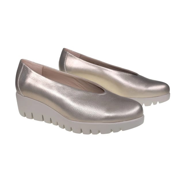 Wonders Fly - dames instapper - Goud - maat 41 (EU) 8 (UK)