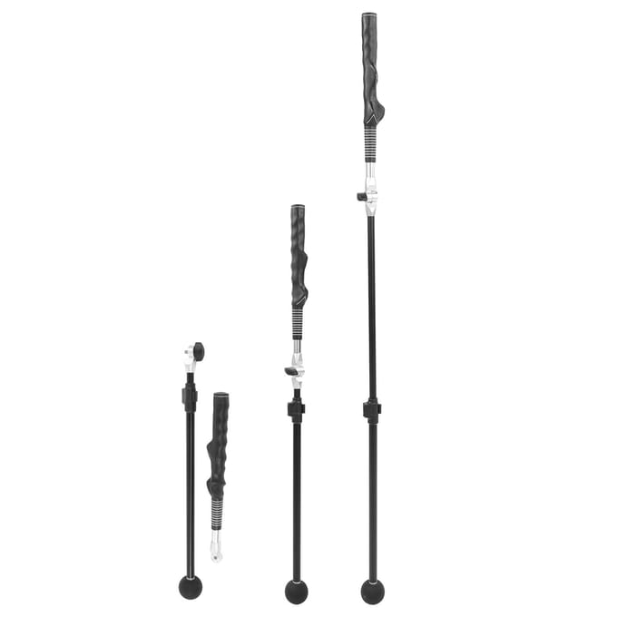 Telescopische Golf Swing Trainer Oefenhulpmiddelen Houdingscorrigerende Stokken Trainingshulpmiddelen gray
