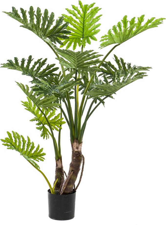 Emerald - Kunstplant Philodendron Selloum 135cm - Kunstplant voor binnen