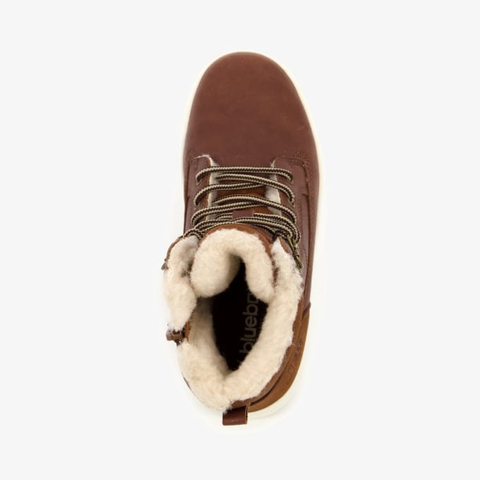 Blue Box gevoerde jongens veterboots bruin - Maat 31