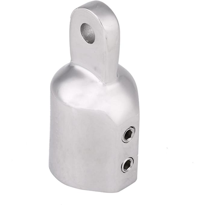 7 8inch 22mm Roestvrij Staal Ooguiteinde voor Boot Biminitop Kap Montage Hardware white