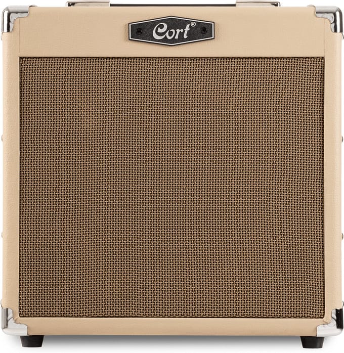 Cort CM15R White Sand - Gitaarversterker, 15W - beige
