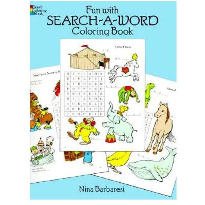 Fun With Search-A-Word Coloring Book - Barbaresi, Nina