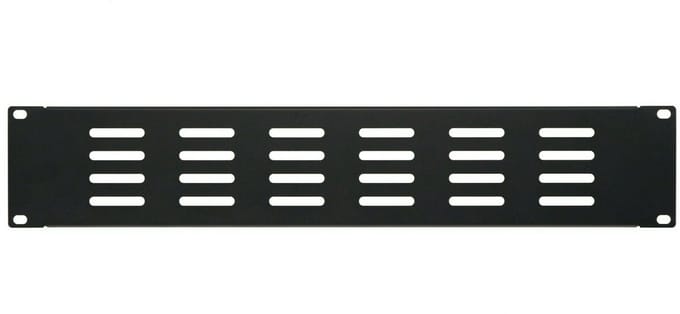 DSIT 19 inch geperforeerd afdekpaneel - 2U - geschikt voor serverkast - patchkast en flightcase