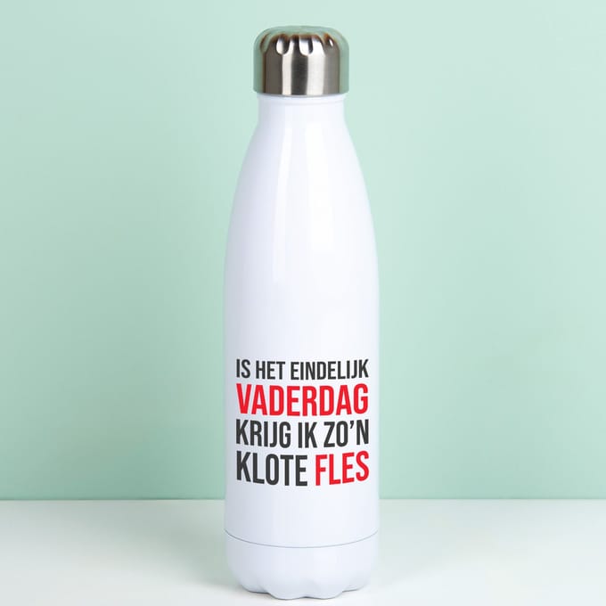 Thermosfles Klote Vaderdag - Wit van Ditverzinjeniet