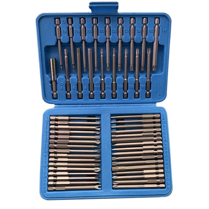 Multifunctionele 75mm Koolstofstaal Boorbitset Hoge Hardheid Hand Schroevendraaier Bit 50pcs
