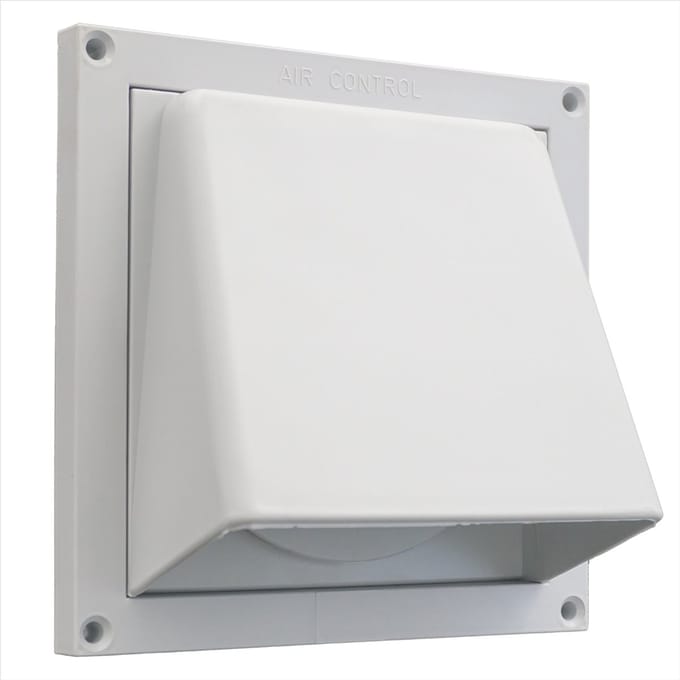 AIR CONTROL kaprooster kunststof 165x165mm Ø100mm - grijs (20201098)