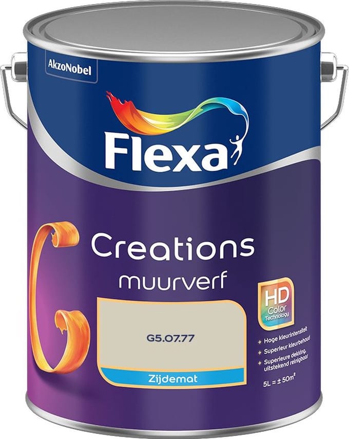 Flexa - Creations Muurverf Zijdemat - G5.07.77 - Mengverf - 5 L
