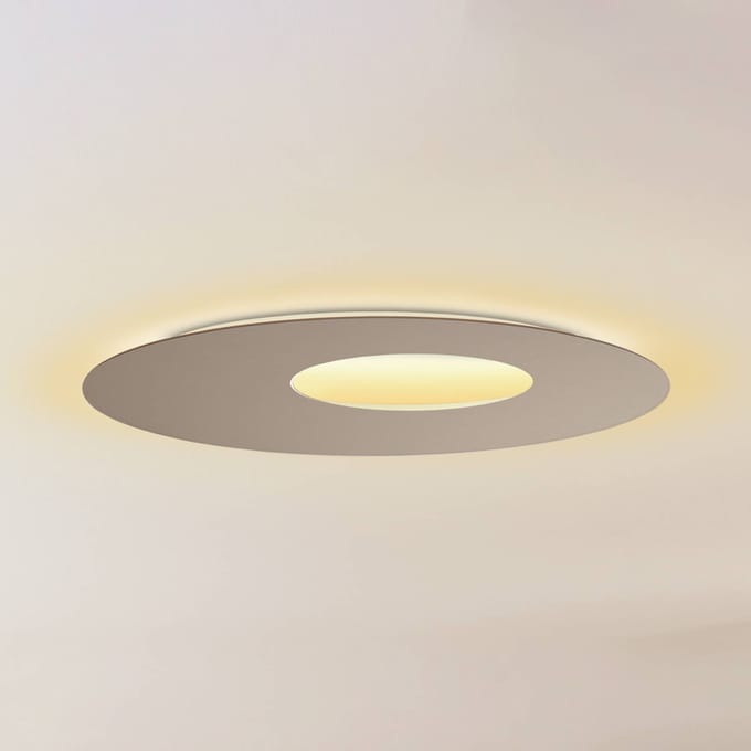 Escale Blade Open LED wandlamp taupe Ø 59 cm