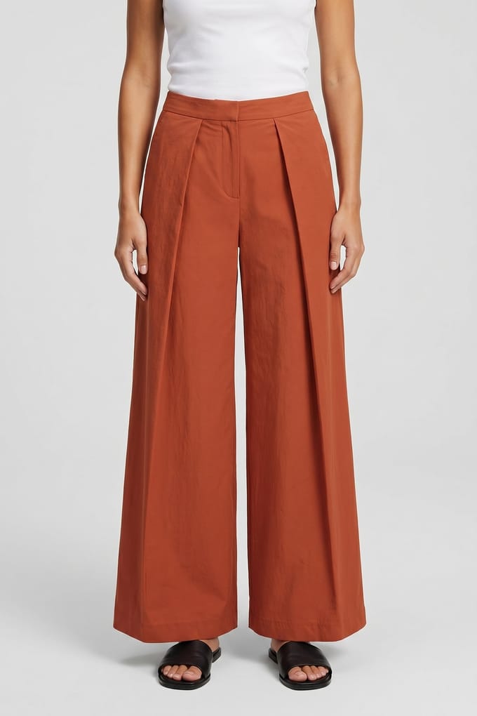 Karl Lagerfeld Lightweight Everyday Pants Cinnabar Taglia: 38 | Pantaloni Outlet | Donna | Rosso