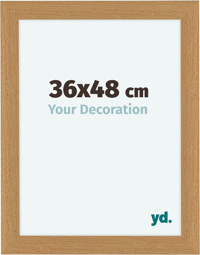 Your Decoration - Fotolijst 36x48 cm - MDF - Beuken - Como