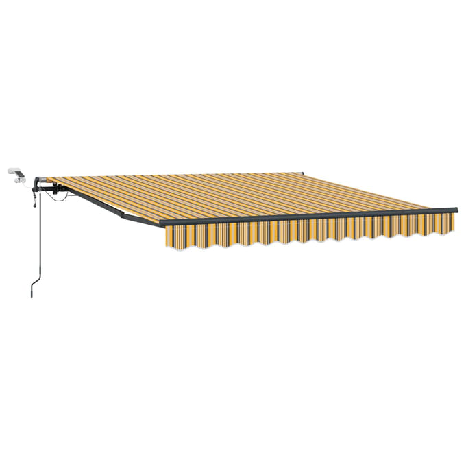 vidaXL - Uitschuifbare - luifel - Meerkleurig - 300 - x - 250 - cm - Polyester
