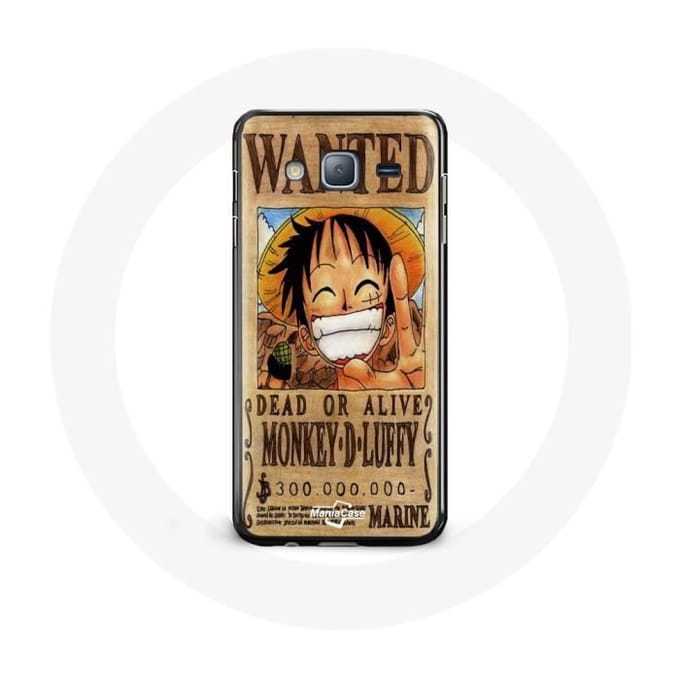 Hoesje voor Samsung Galaxy J7 One Piece Manga Luffy zoekposter
