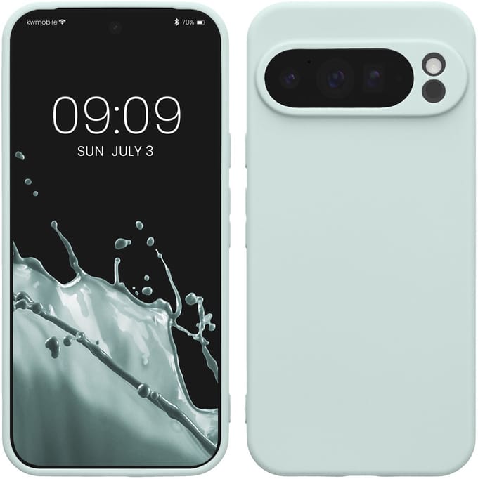 kwmobile telefoonhoesje geschikt voor Google Pixel 10 Pro XL - Hoesje voor smartphone - Precisie camera uitsnede - In cool mint