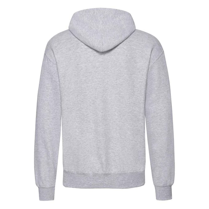 Fruit of the Loom Heren Klassiek Heather Hooded Sweatshirt (Heide Grijs)