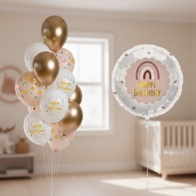 Luxe Ballonnen Verjaardag – Happy Birthday – Feestversiering