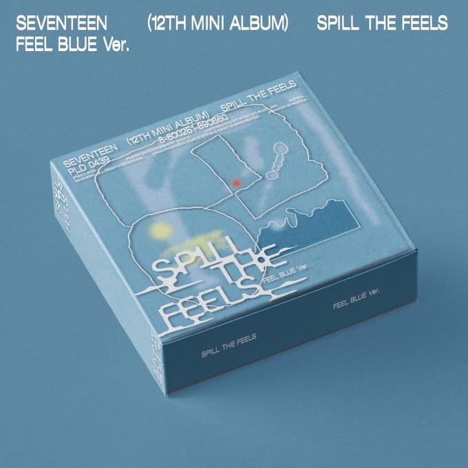 Seventeen - 12th Mini Album 'Spill The Feels' (CD) (Feel Blue Version)