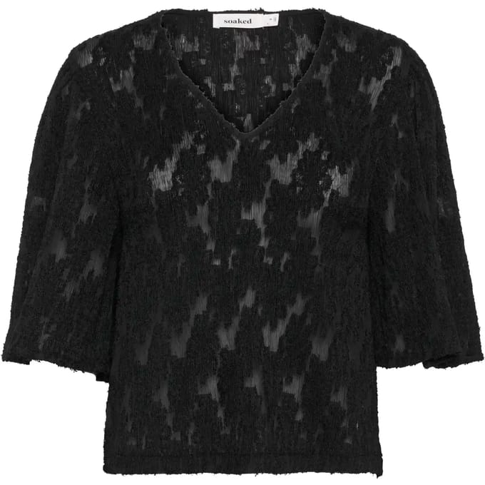 Dames-T-shirt Soaked in Luxury Raye