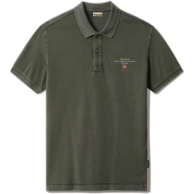 NAPAPIJRI Polo Elbas NP0A4GDL - Green depths - S