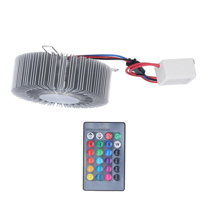 Zonnebloem Wandlamp Aluminium 3W RGB LED Aluminium Wandlamp met Afstandsbediening voor Slaapkamer Nachtkastje