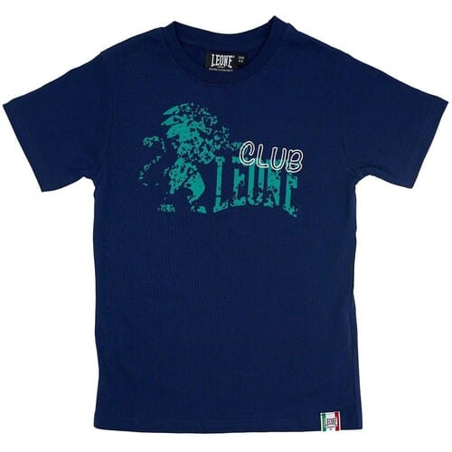 T-shirt Korte Mouw Leone 1947 Boy Short Sleeves College