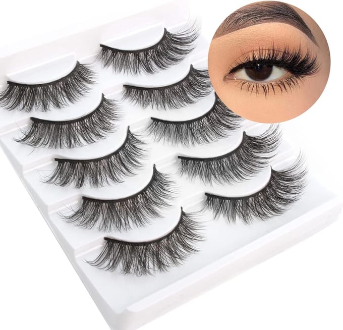 Glowing win - Nep Wimpers - 5 paar - 3D - Flexibel - Natuurlijke look