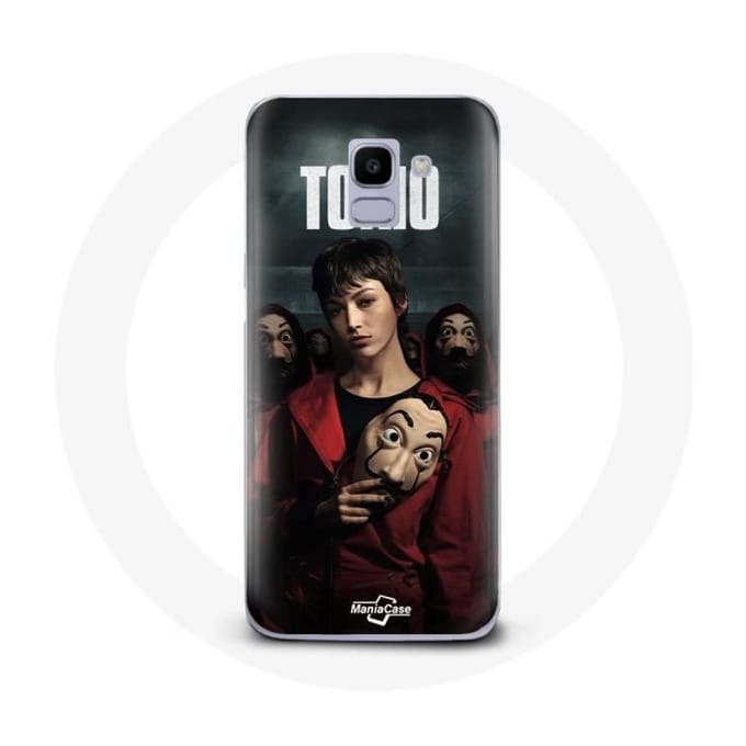Case voor Samsung Galaxy A6 2018 La Casa De Papel Tokyo Masker