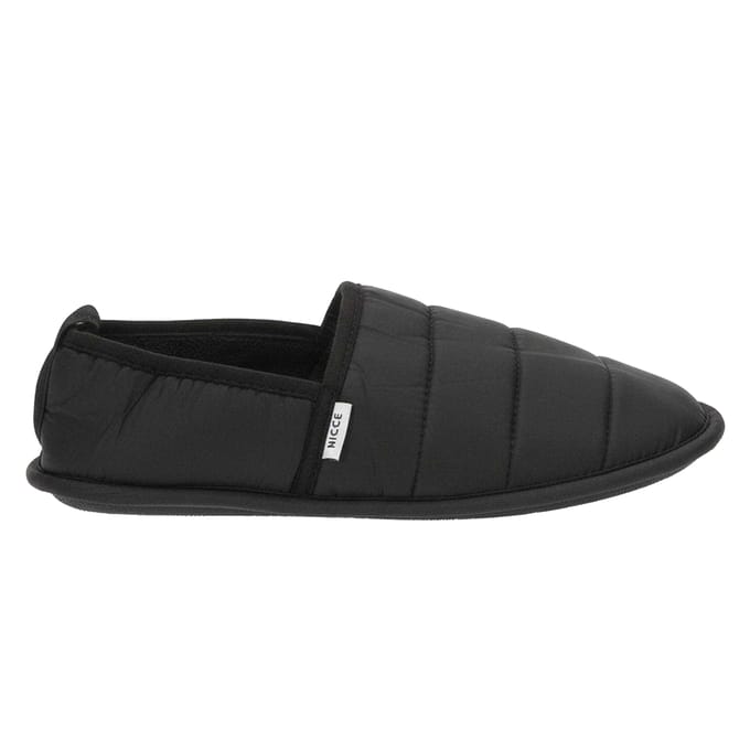 Nicce Heren Daniel Gewatteerde Slippers (Zwart)
