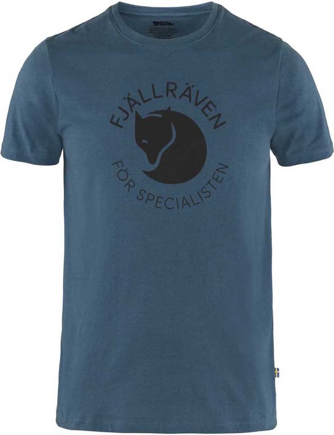 Fjällräven Fox Korte Mouwen T-Shirt Heren - Indigo Blue - L
