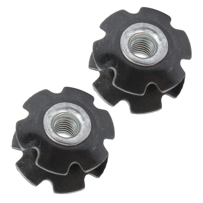 Écrou étoile pour fourche avant de vélo, 23,6 mm, pour casque de vélo de montagne et de route, tube de direction gray