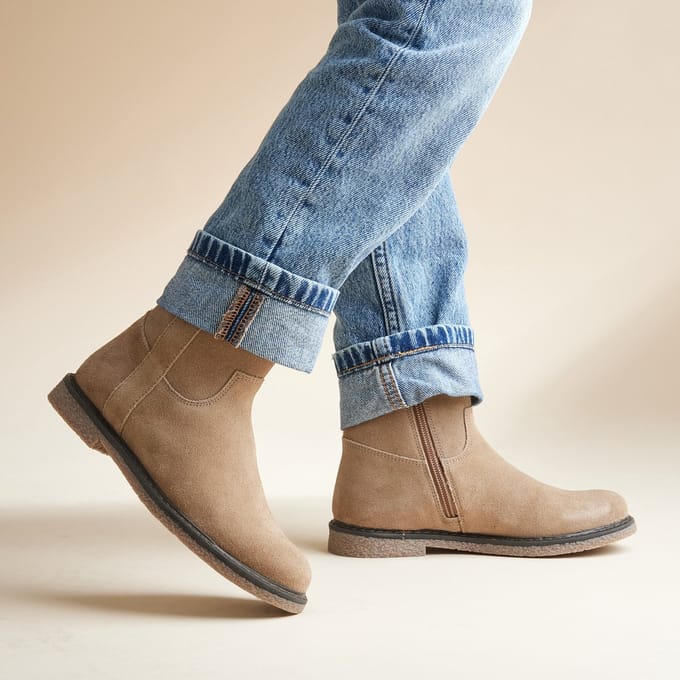 Muyters Laarzen taupe Suede - Maat 29 - Kinderschoenen