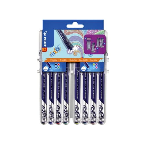 Pilot Frixion uitwisbare fineliner set - 8 stuks in diverse kleuren