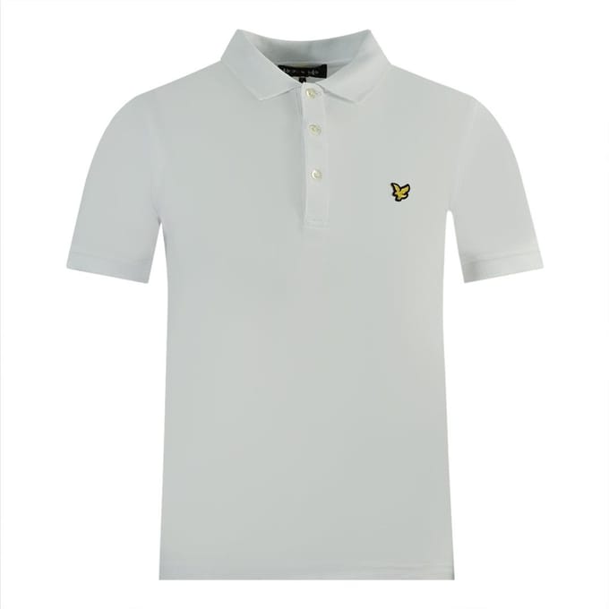 Lyle & Scott Heren Logo Poloshirt (Wit)