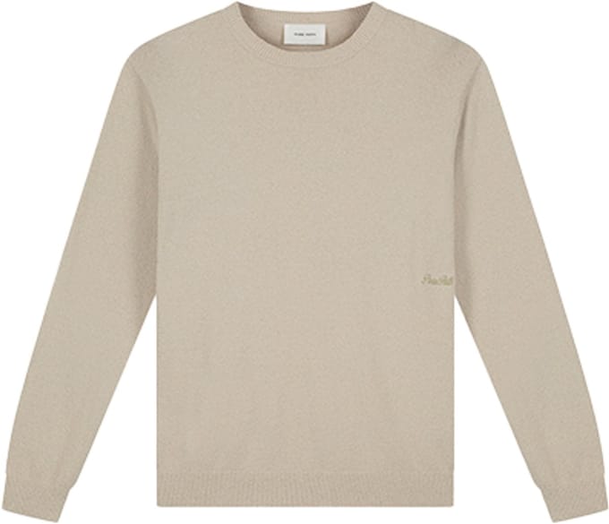 Pure Path Towel Soft Boucle Knitted Crewneck