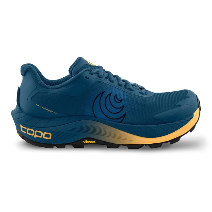 Topo Athletic | MTN Racer 4 | Trailschoenen | Heren | Navy / Orange | 43 -