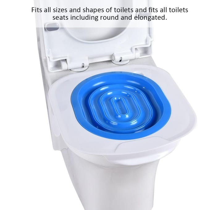 Plastic Kattenbak Trainer Huisdieren Training Toiletbril Trainingskit blue