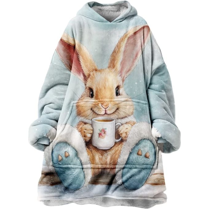 "Winter Bunny fm" Knuffeltrui Huggie
