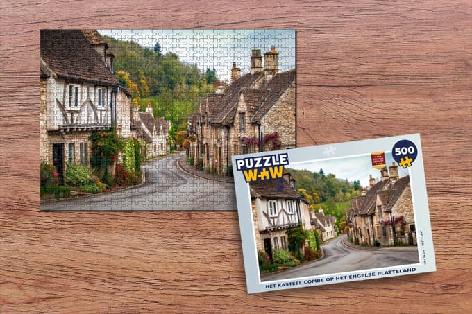 Puzzel Het kasteel Combe op het Engelse platteland - Legpuzzel - Puzzel 500 stukjes