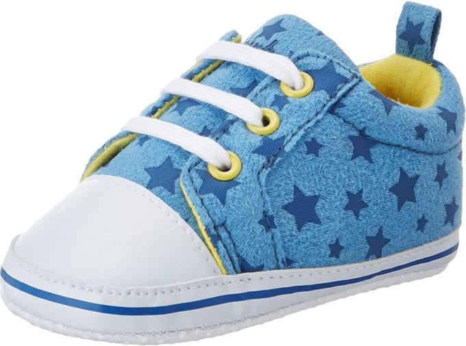 Playshoes Babyschoenen Stars Junior Lichtblauw Maat 17