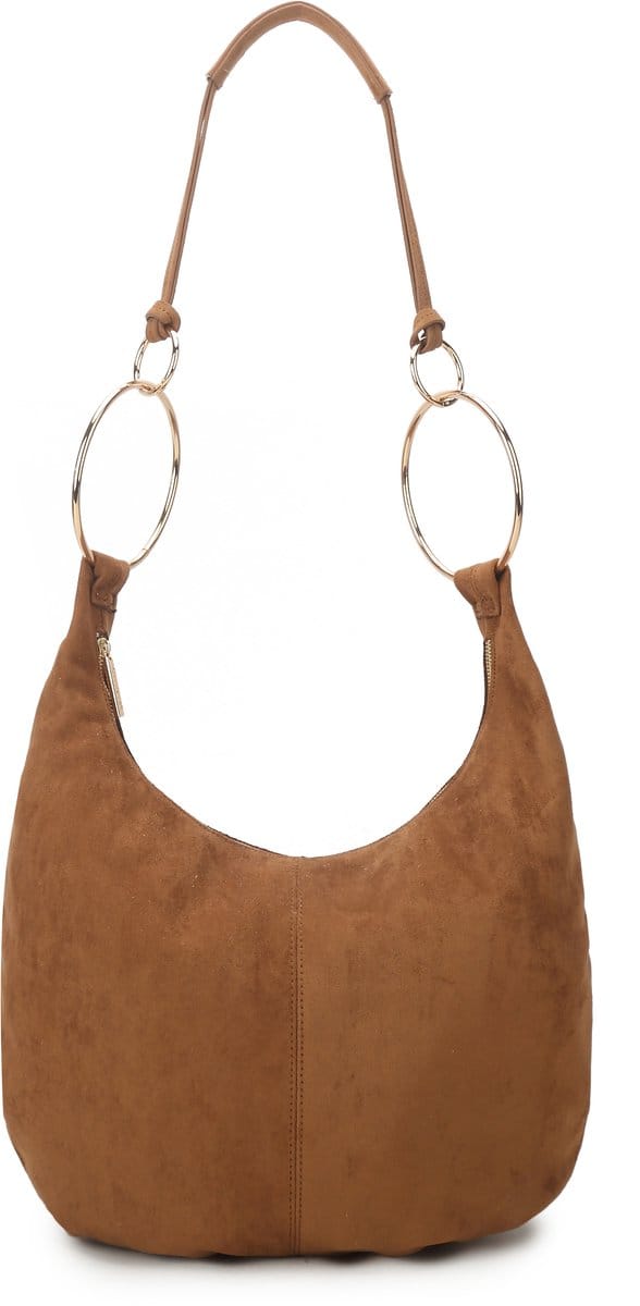 Giuliano kunstlederen suede schoudertas Miralyn - Dames - Camel