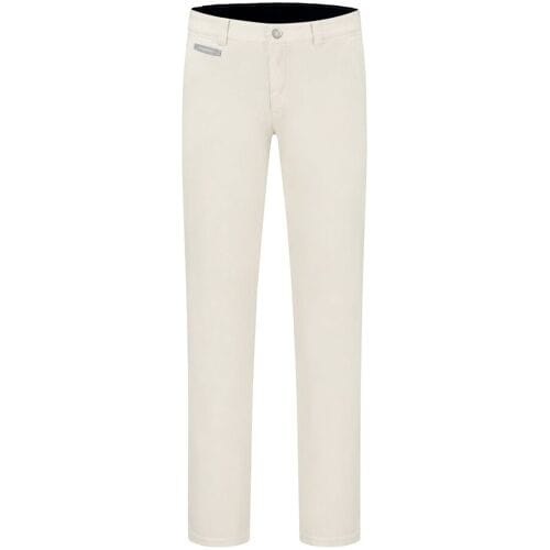 Com4 Broek Modern Chino Uni Cotton Kitt / male