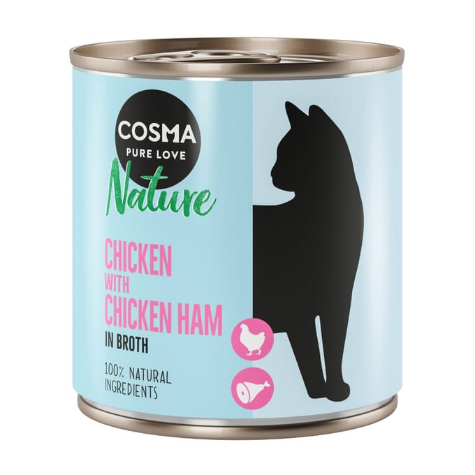 6x280g Nature Kip & Kippenham Cosma Kattenvoer